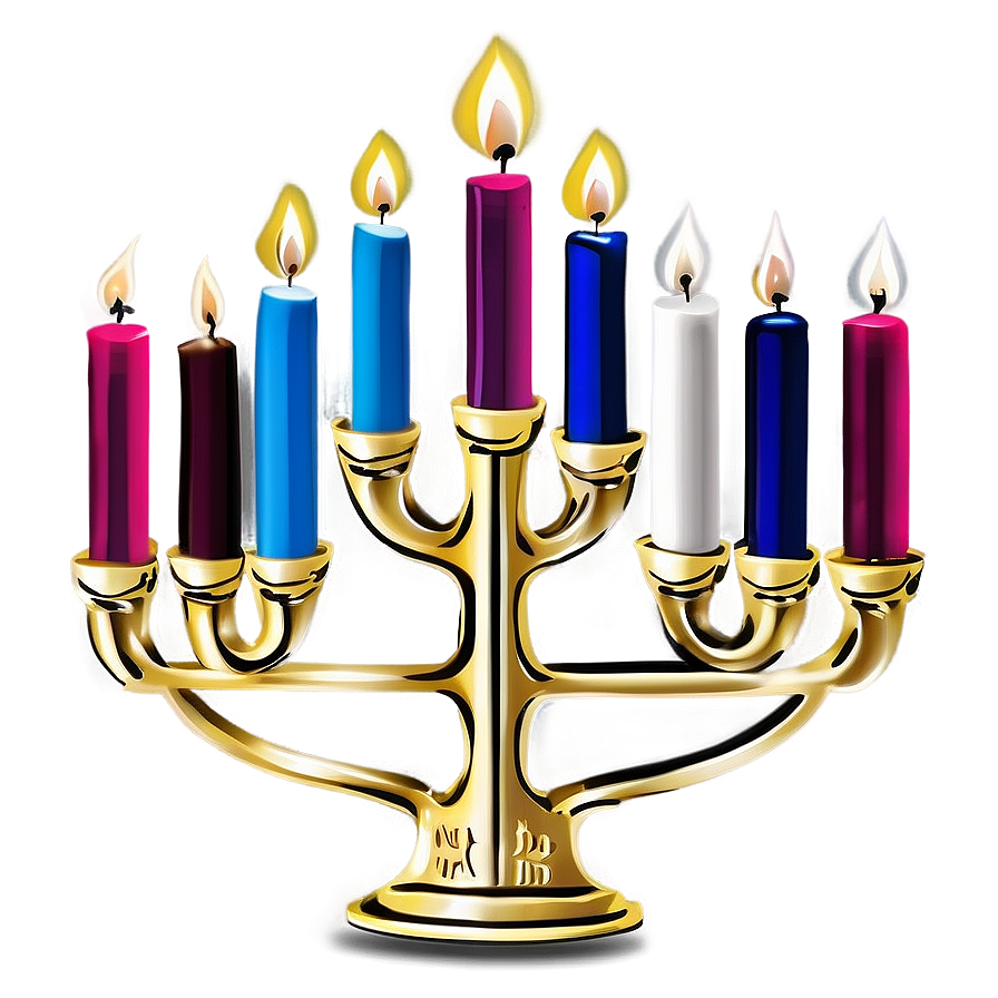 Hanukkah Menorah Png 05062024