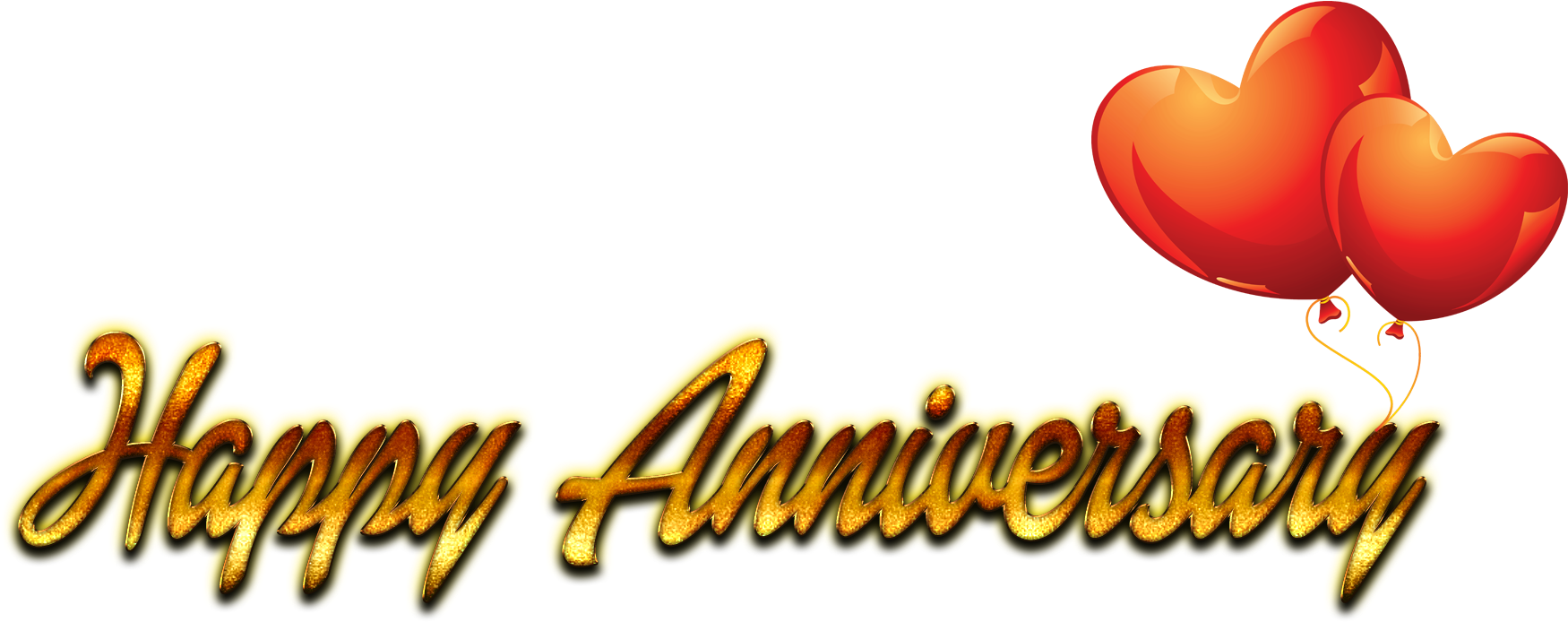Happy Anniversary Text Png - Heart, Transparent Png PNG with transparent background