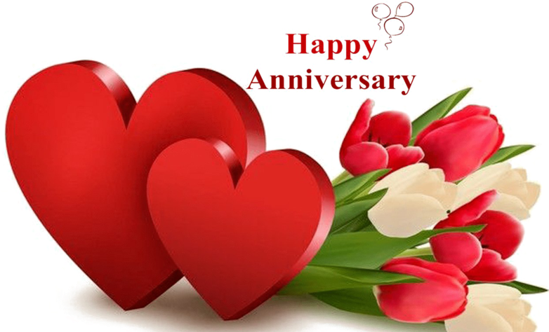 Happy Anniversary Heartsand Tulips