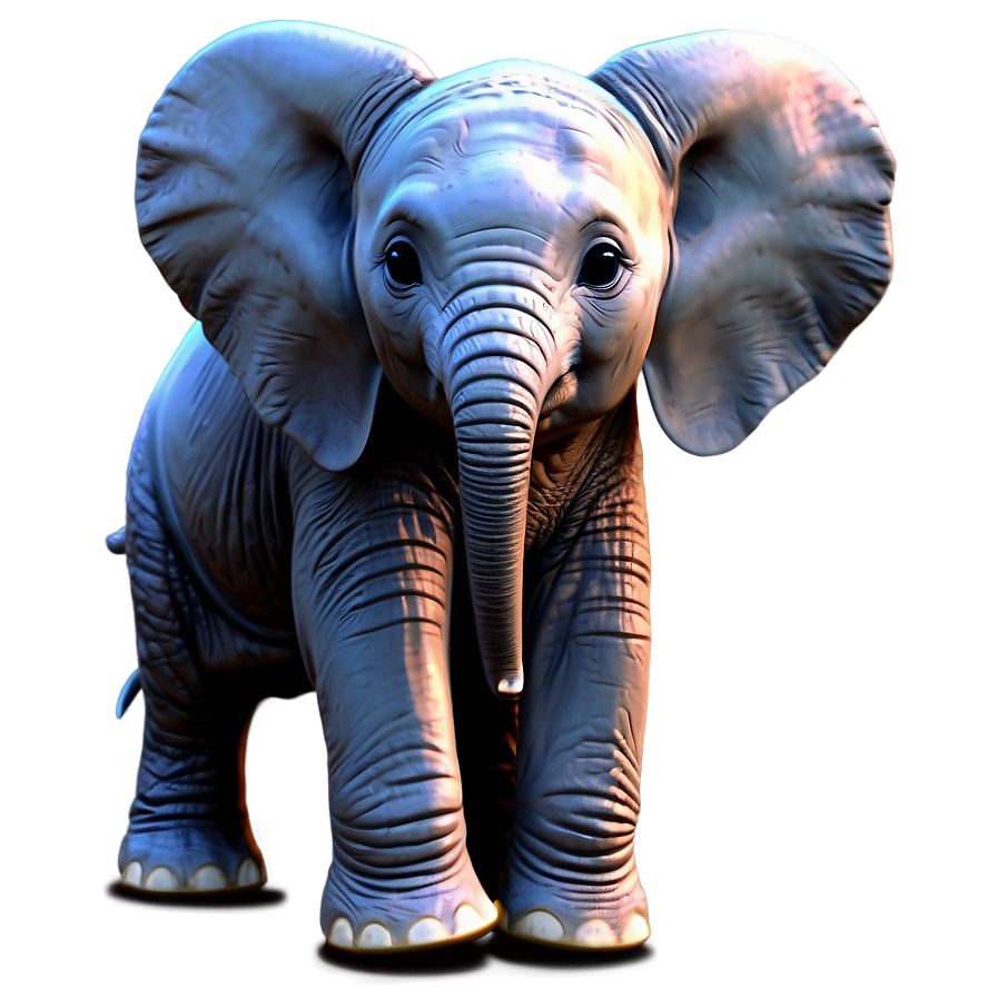 Happy Baby Elephant Design Png Cgl93