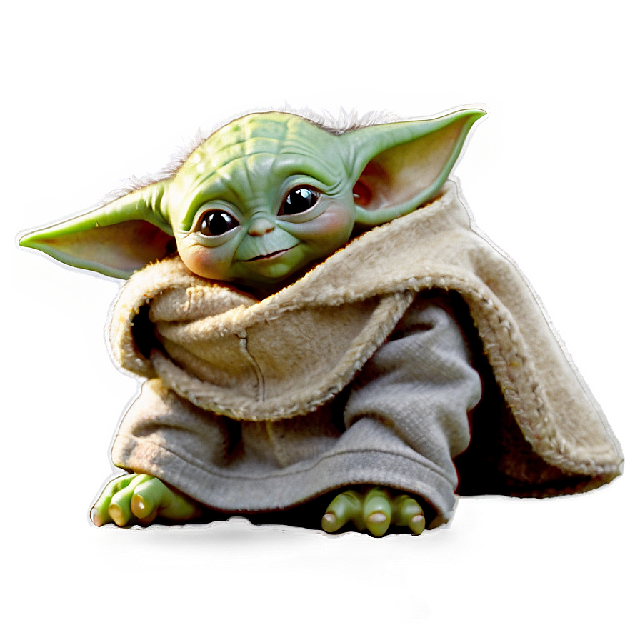 Happy Baby Yoda PNG 81 PNG with transparent background
