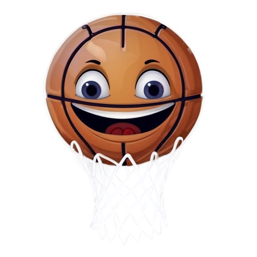 Happy Basketball Cartoon Png Mug49