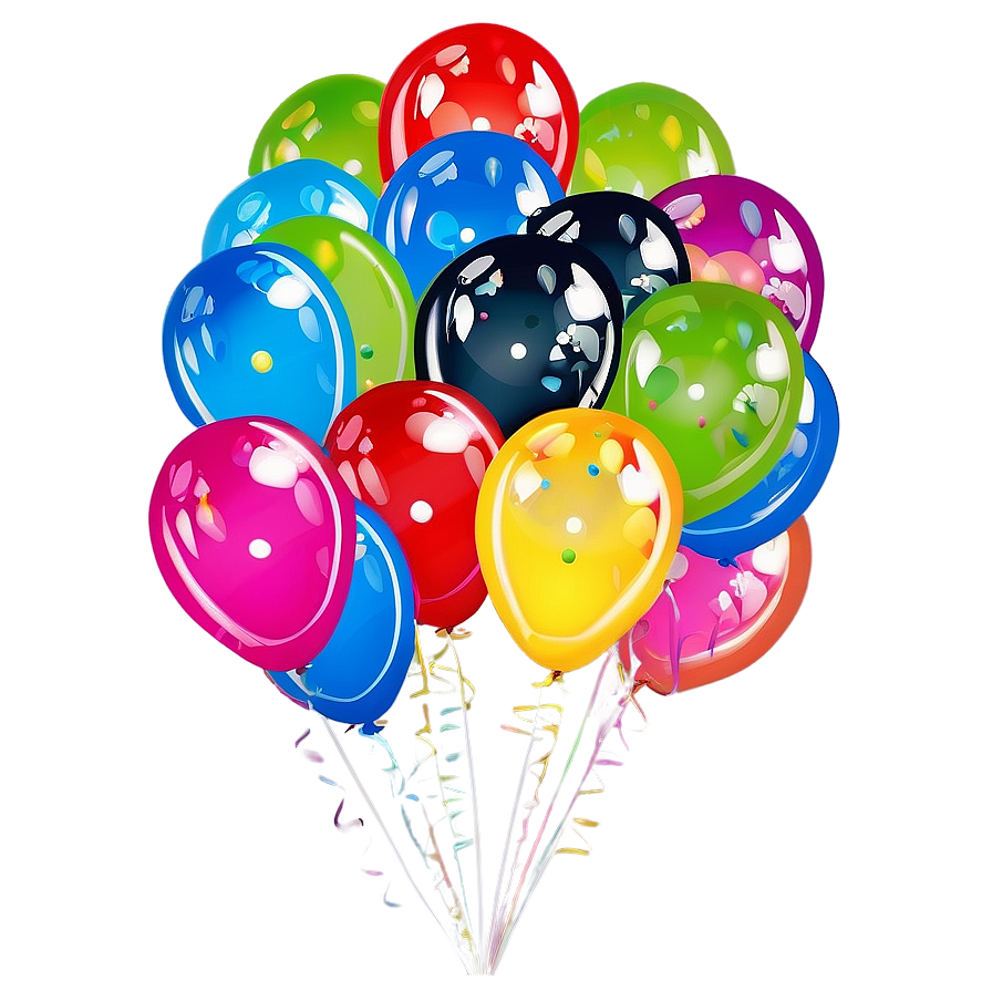 Happy Birthday Balloon Bouquet PNG 84 PNG with transparent background