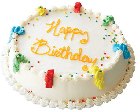 Happy Birthday Round Cake, HD Png Download PNG with transparent background