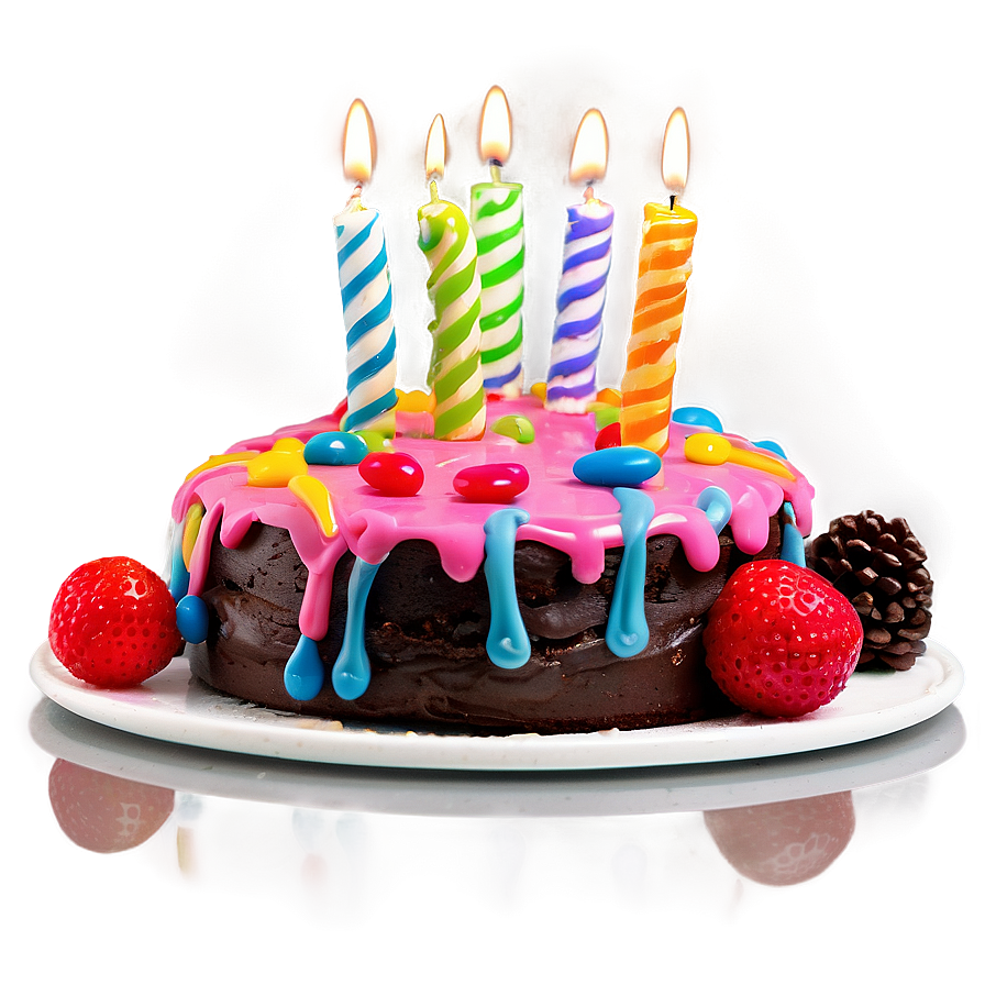 Happy Birthday Cake PNG eby PNG with transparent background