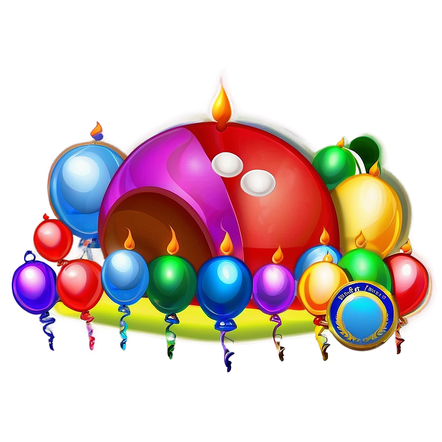 Happy Birthday Cartoon Characters PNG 05032024 PNG with transparent background