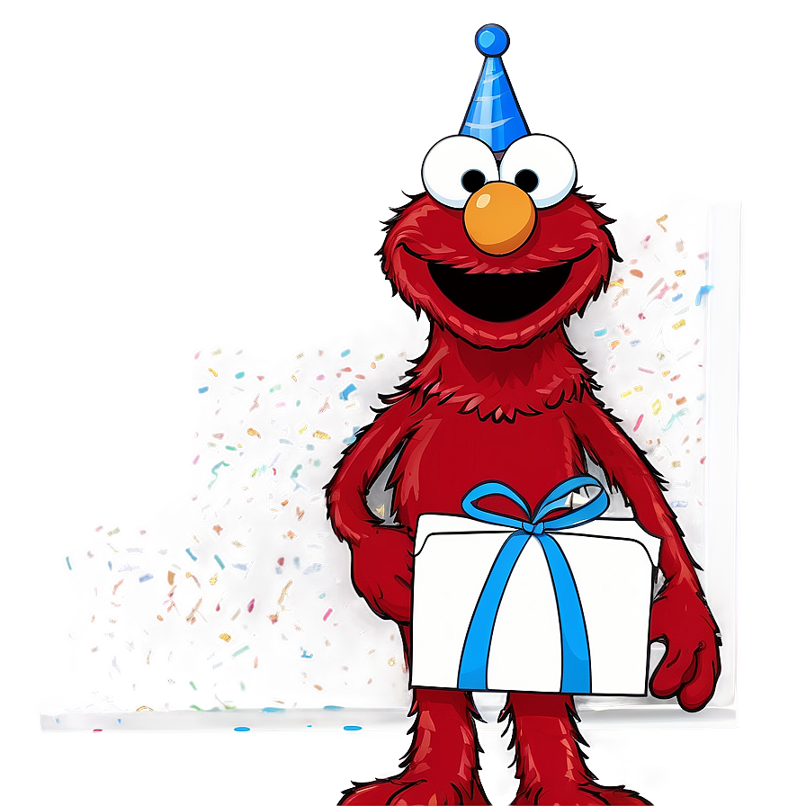 Happy Birthday Elmo Design Png Owc89