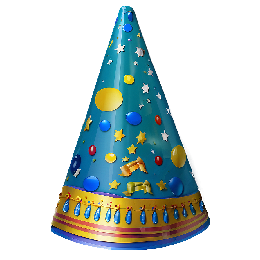 Happy Birthday Party Hat PNG 05032024 PNG with transparent background