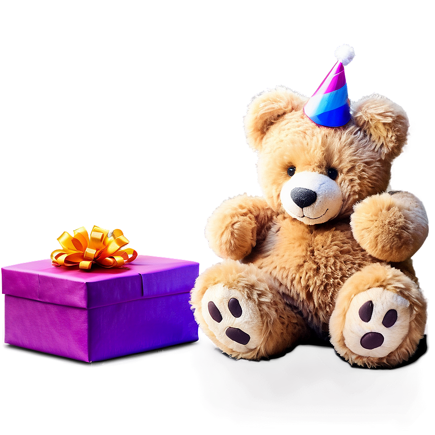 Happy Birthday Teddy Bear Png Qit21