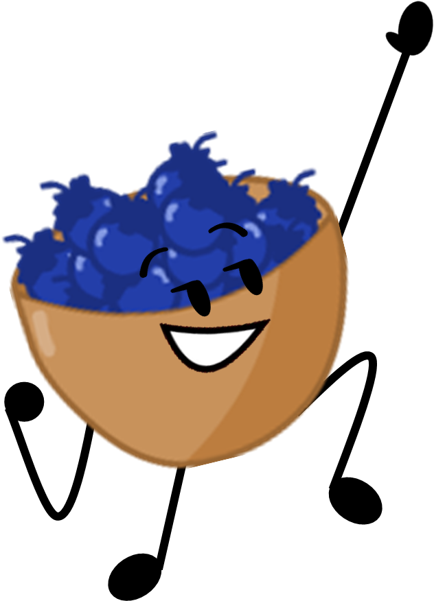 Image Pose Png Object - Basket Of Blueberries Clipart, Transparent Png PNG with transparent background