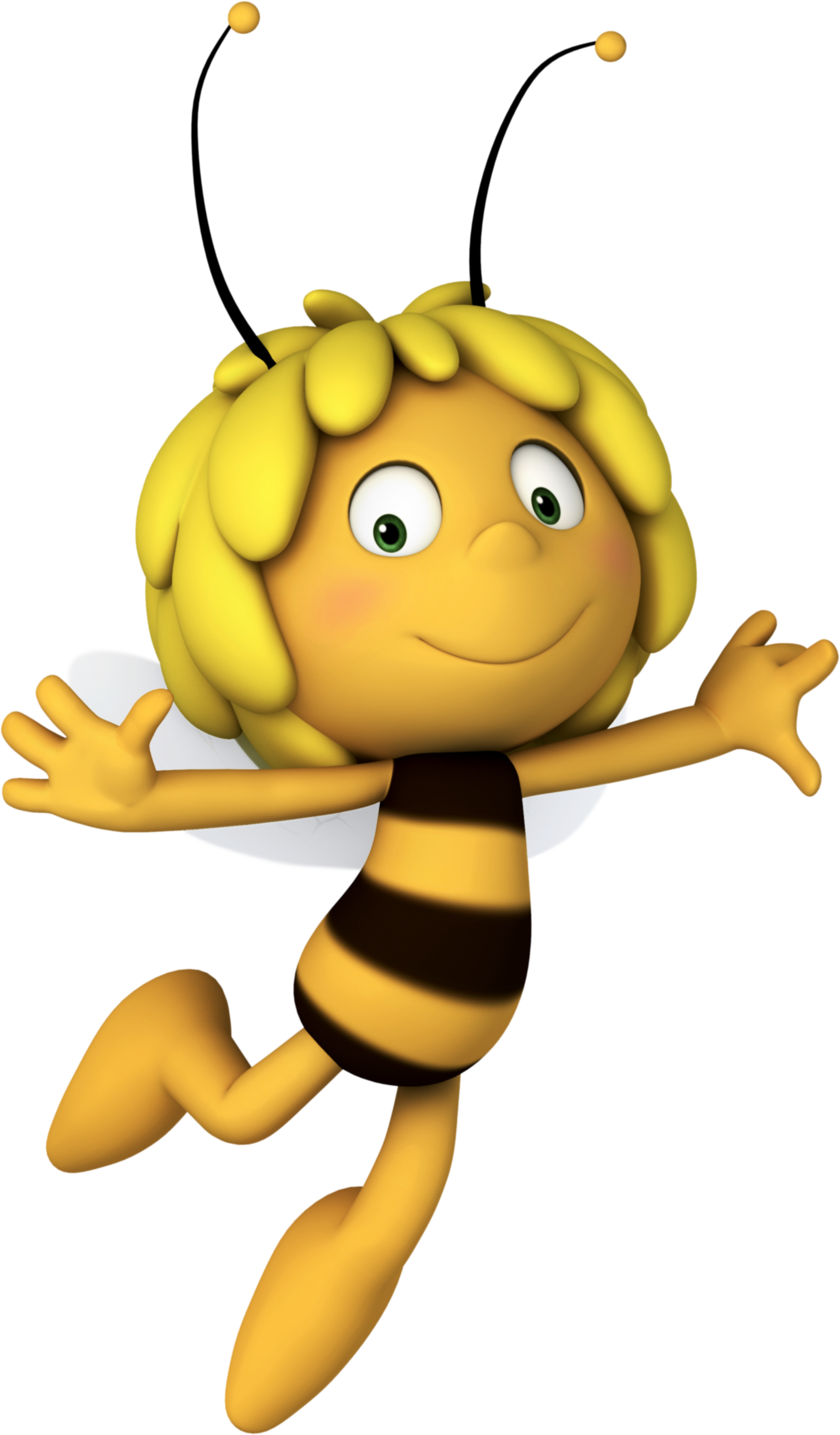 Happy Cartoon Bee Clipart