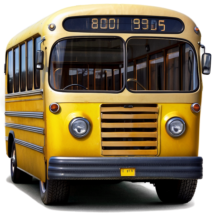 Happy Cartoon Bus Clipart Png 06272024