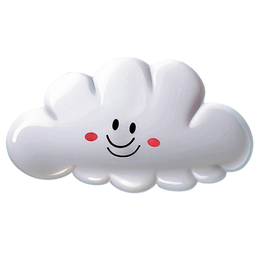 Happy Cartoon Cloud PNG 28 PNG image with a transparent background, free high-resolution download