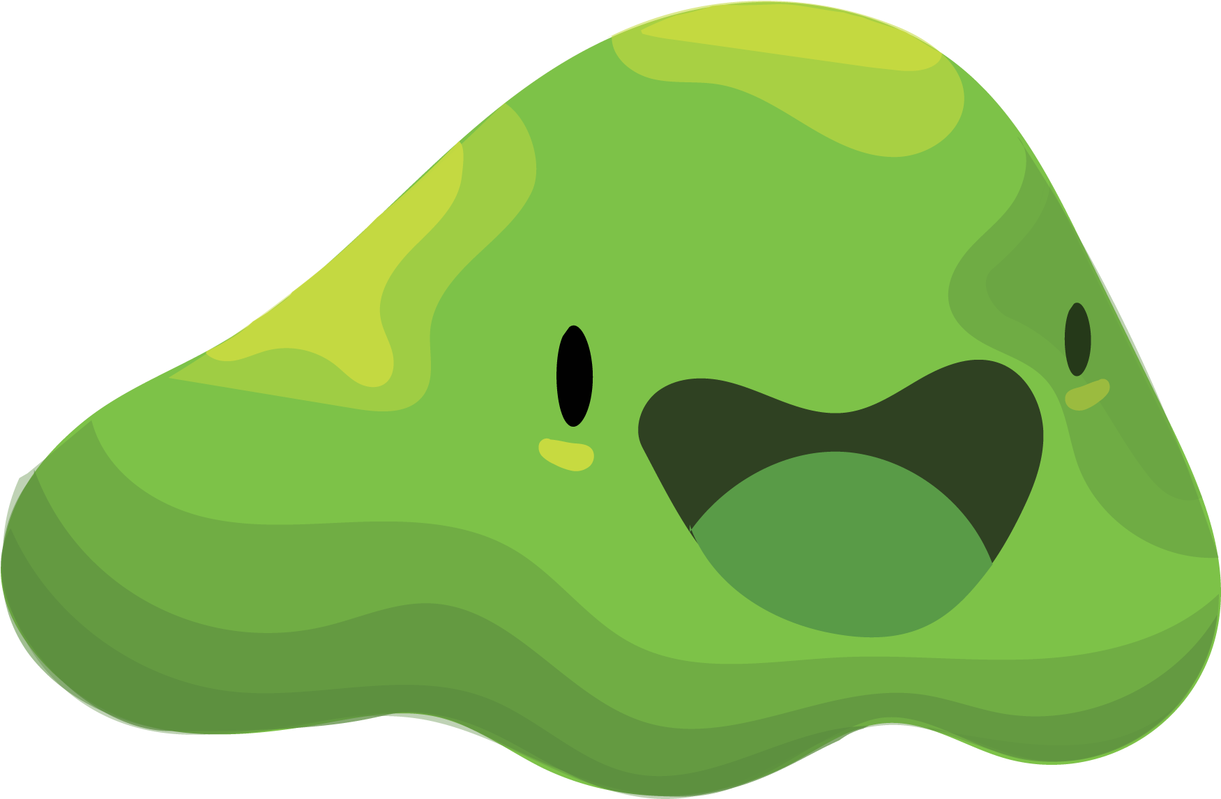 Happy Cartoon Slime