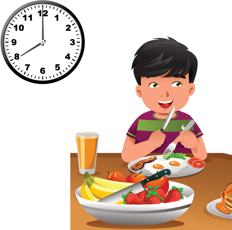 Transparent Breakfast Clipart Png - Have Breakfast At 8 O Clock, Png Download PNG with transparent background