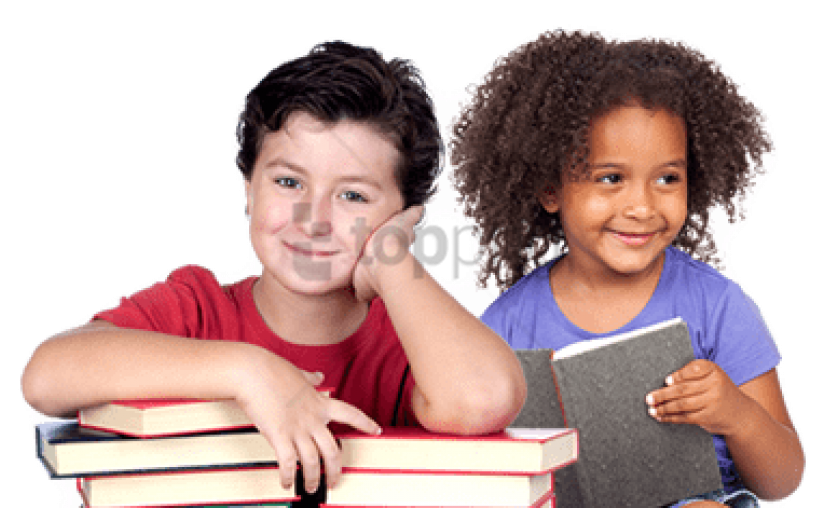 Free Png Children Reading Png Png Image With Transparent - School Children With Books, Png Download PNG with transparent background