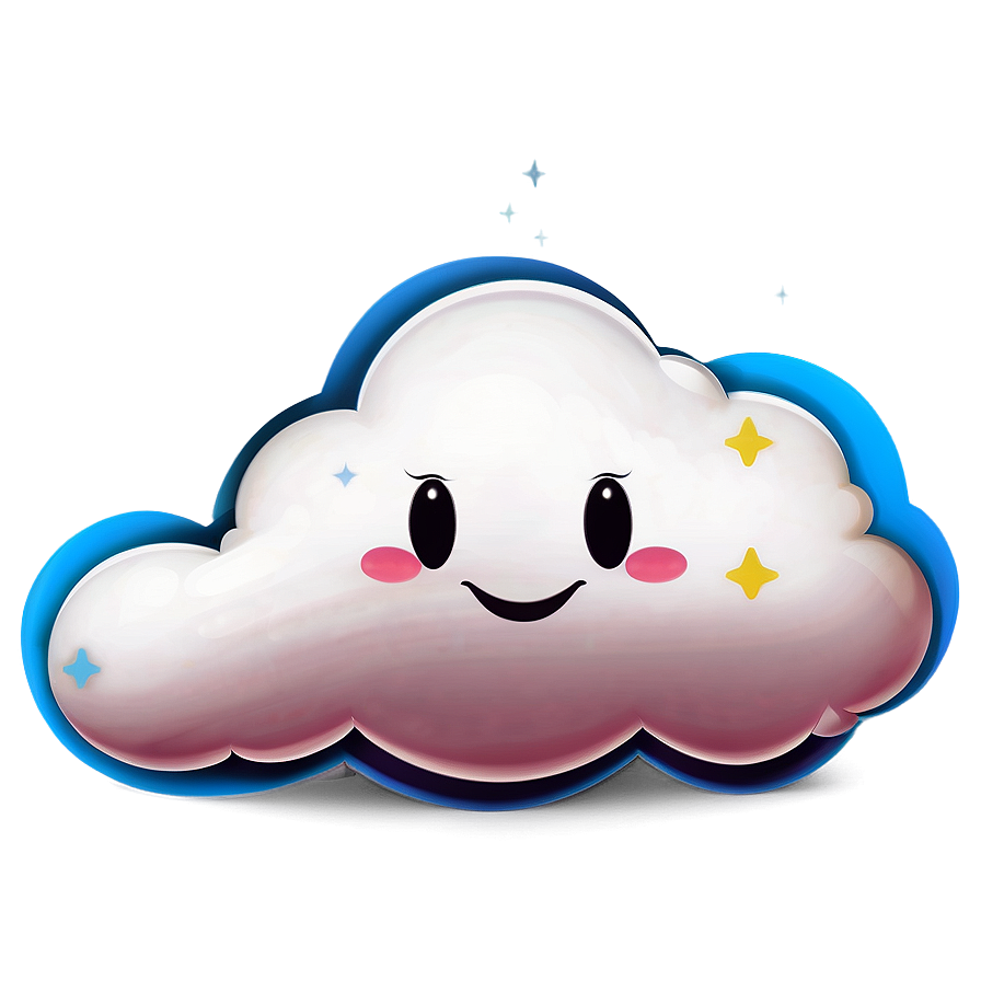 Happy Cloud Cartoon Png 06252024