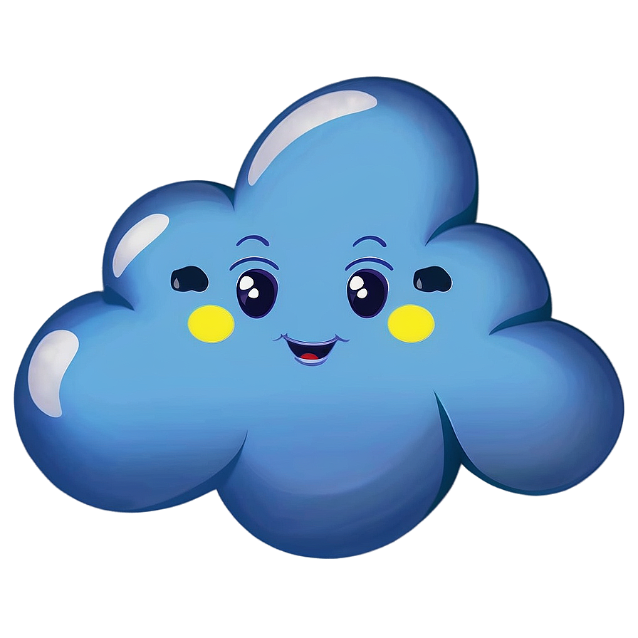 Happy Cloud Cartoon Png Xmh