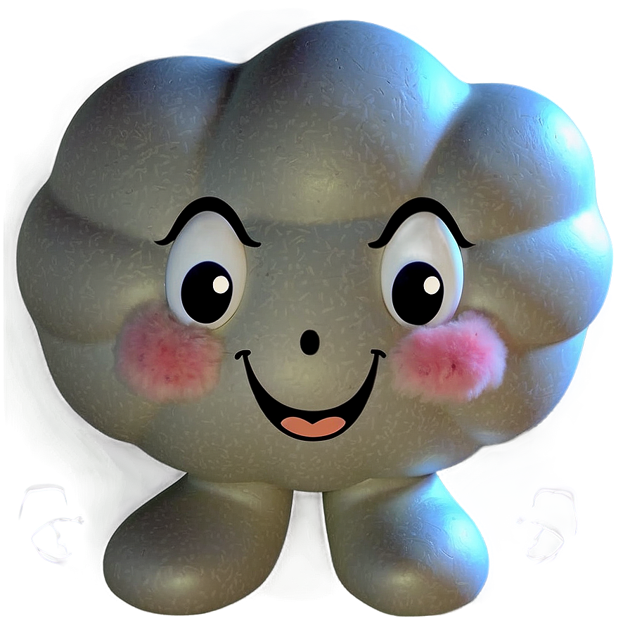 Happy Cloud Character Png 04302024