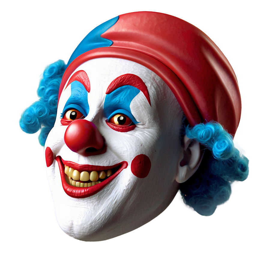 Happy Clown Face Artwork Png Osd98