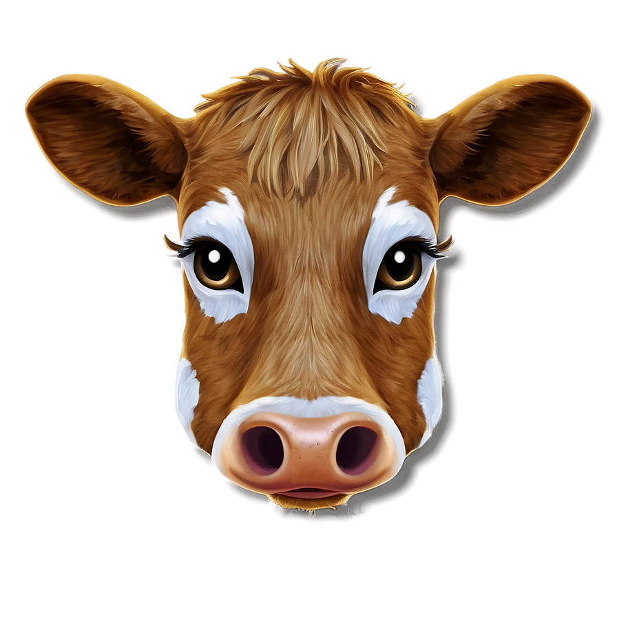 Happy Cow Head Png 90