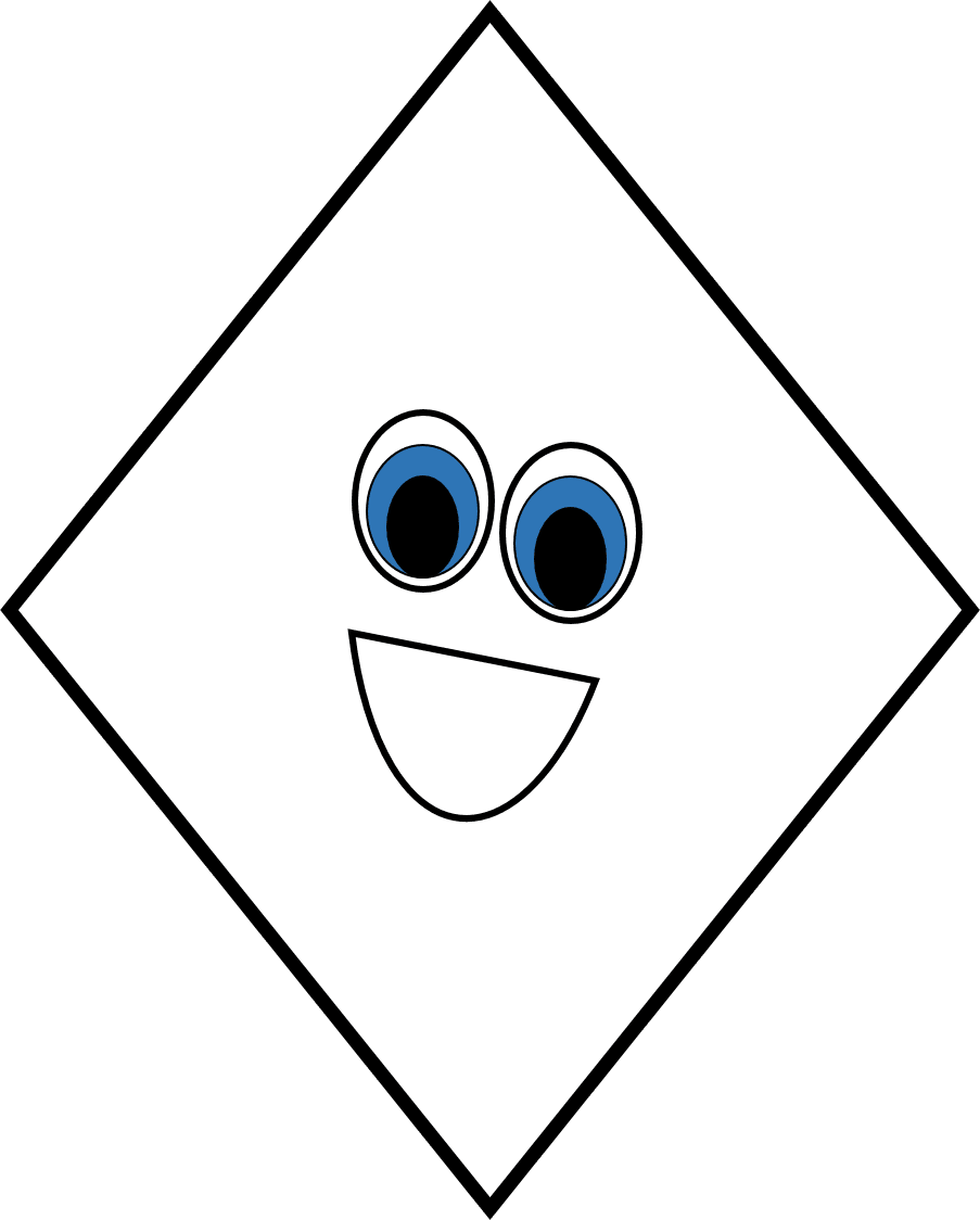Diamond Clipart Black And White - Clip Art Black And White Diamond Shape, HD Png Download PNG with transparent background