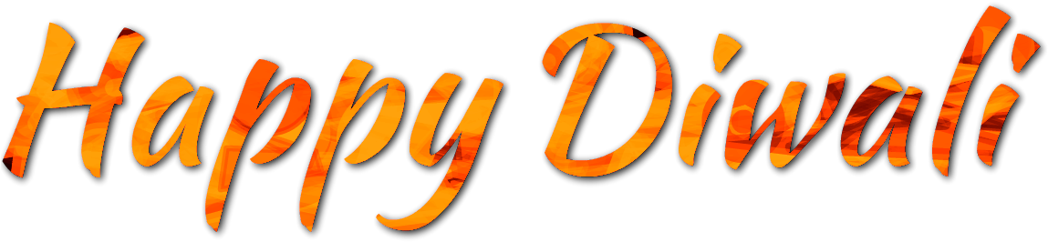 Happy Diwali Festive Greeting PNG with transparent background