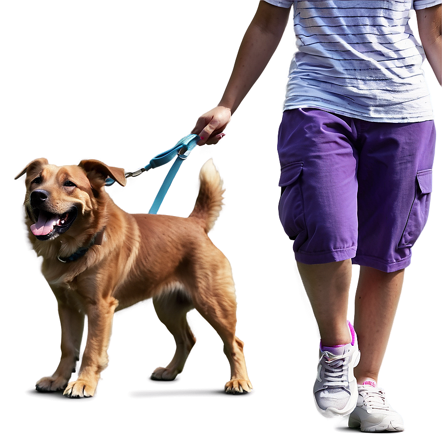 Happy Dog Walking Png 41