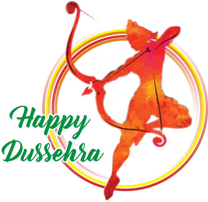 Happy Dussehra Lord Rama Archer Graphic