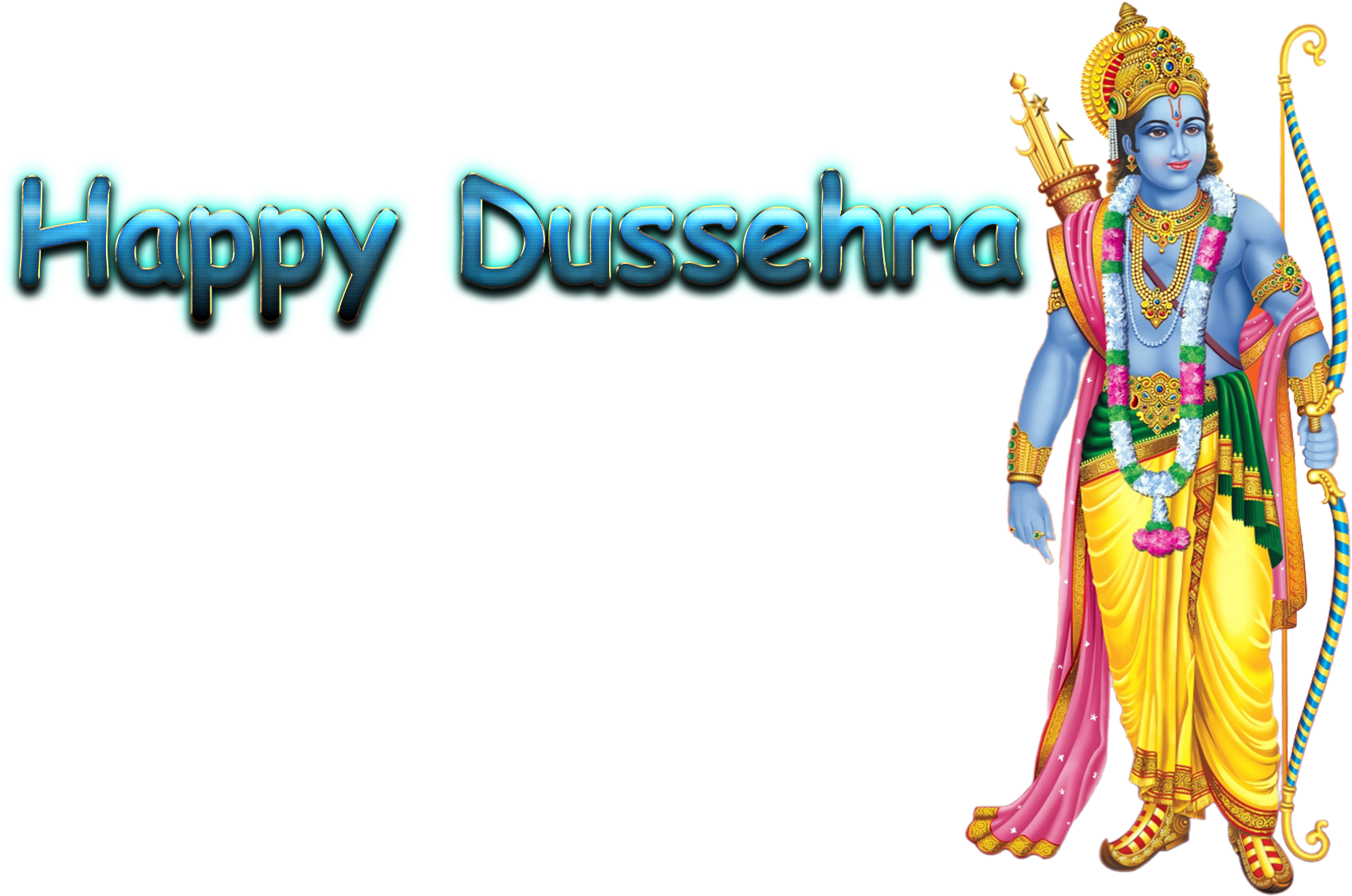 Happy Dussehra Lord Rama Greeting