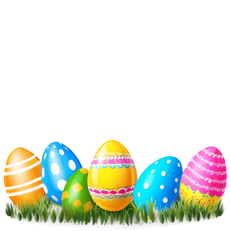 Happy Easter Banner Clipart Png 06262024