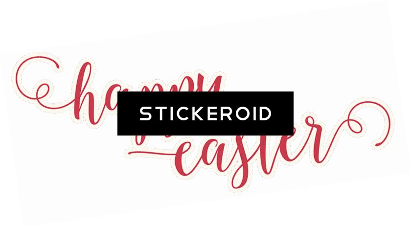 Happy Easter Text - Calligraphy Png Happy Easter Text, Transparent Png PNG with transparent background