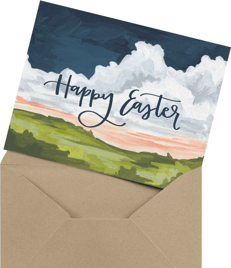 Happy Easter Greeting Card