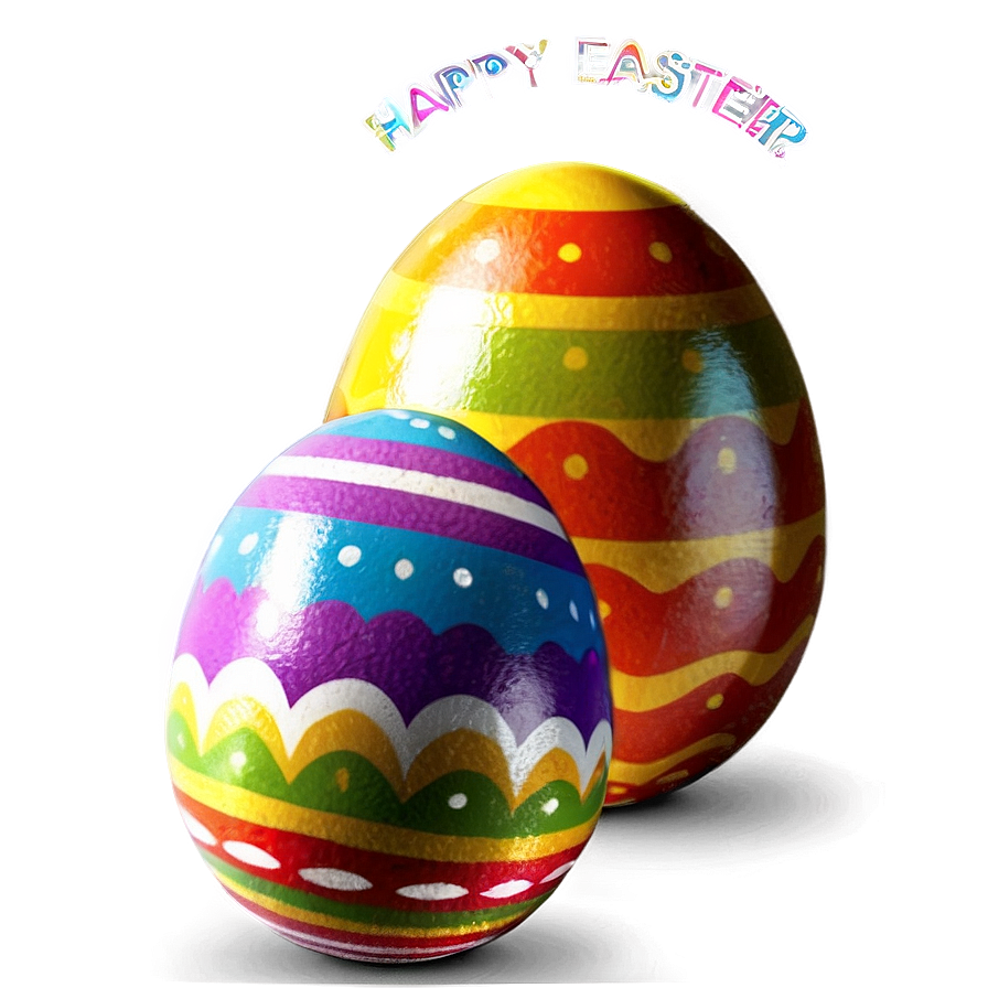 Happy Easter Rainbow Eggs Png Iji79