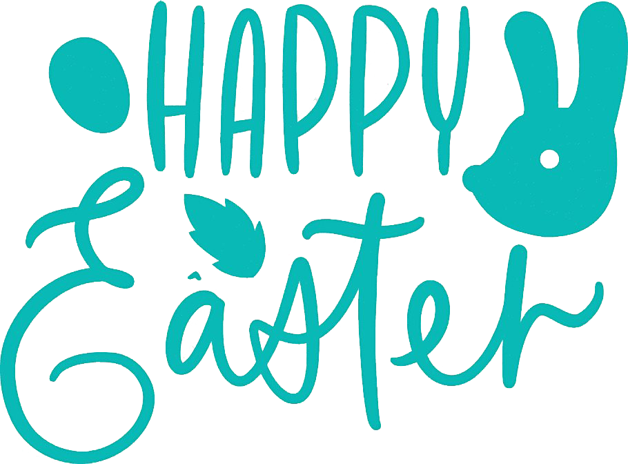 Happy Easter Text Png Hd, Transparent Png PNG with transparent background