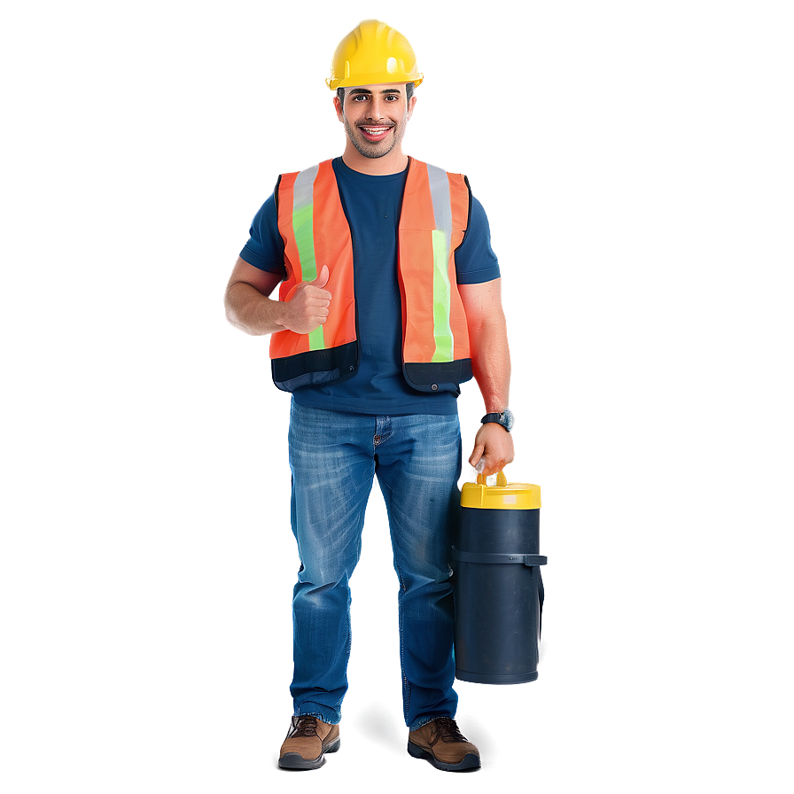 Happy Engineer PNG ngp PNG with transparent background