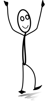 Happy Expression Black Background PNG with transparent background