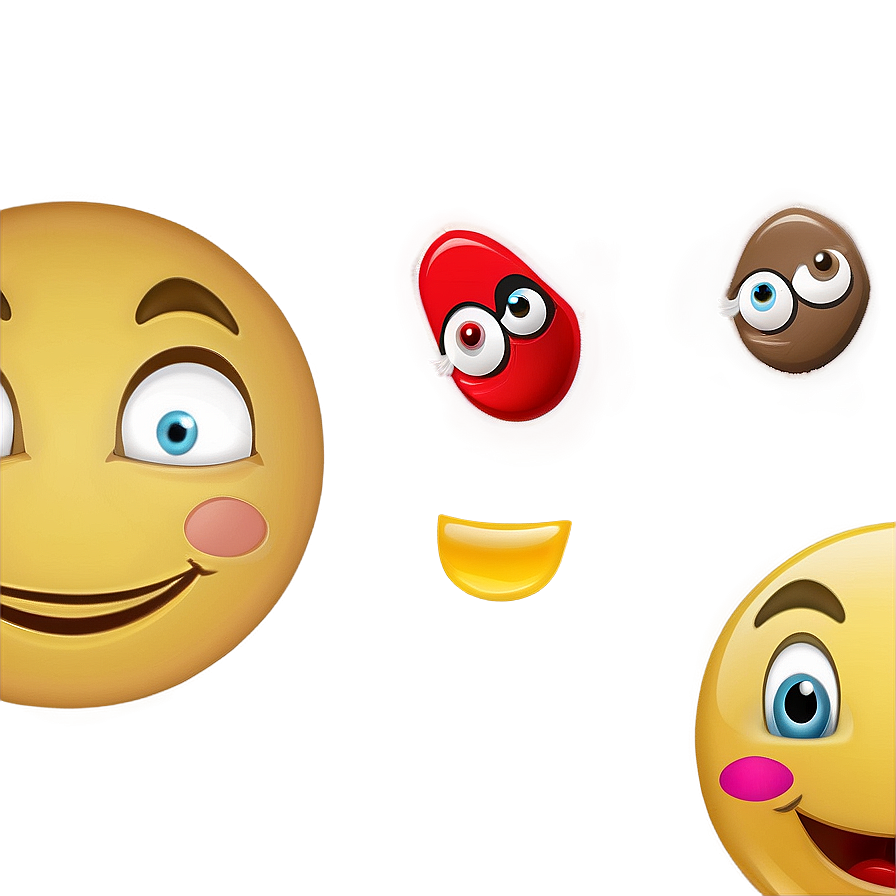 Happy Face Emoji PNG eje PNG image with a transparent background, free high-resolution download