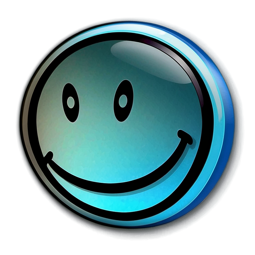 Happy Face Sticker PNG 6 PNG with transparent background