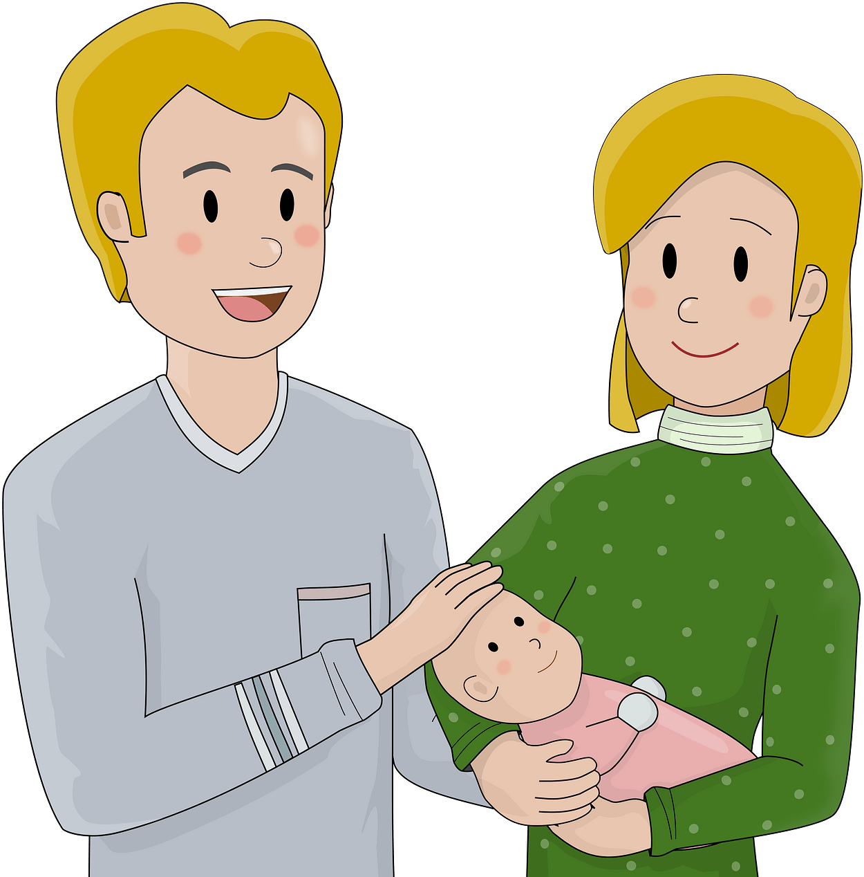 Parenthood, Parents, Parenting, Family, Newborn, Baby - Parents And Baby Png, Transparent Png PNG with transparent background