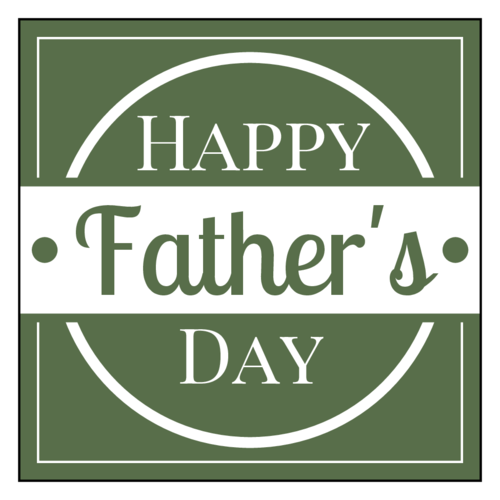 Happy Fathers Day Greeting Graphic