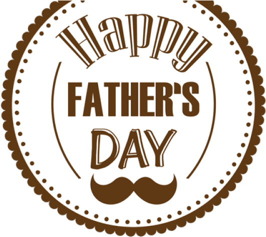 Happy Fathers Day Sealwith Mustache PNG with transparent background