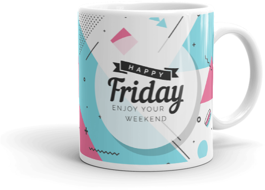 Happy Friday Mug Design