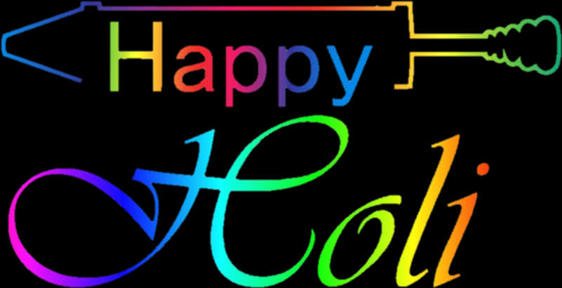 Happy Holi Colorful Greeting