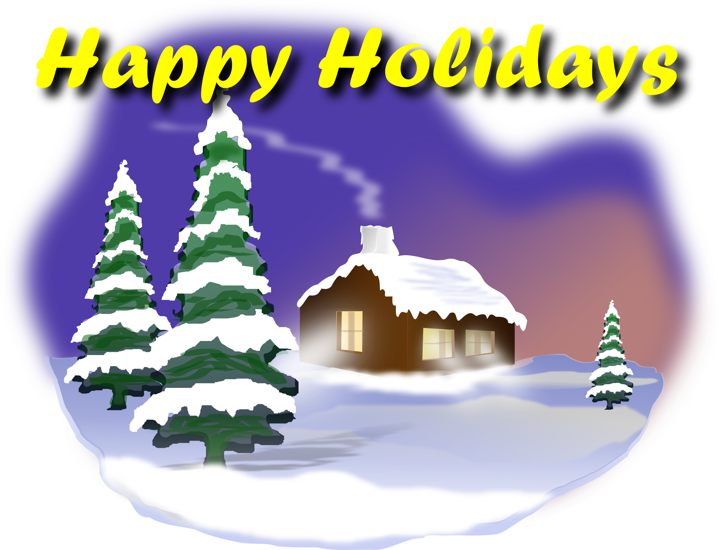 Transparent Happy Holidays Png - Winter Holidays Clipart, Png Download PNG with transparent background