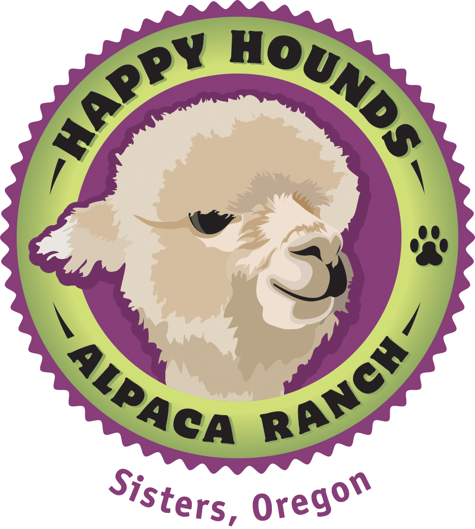 Happy Hounds Alpaca Ranch Logo PNG image with a transparent background, free high-resolution download