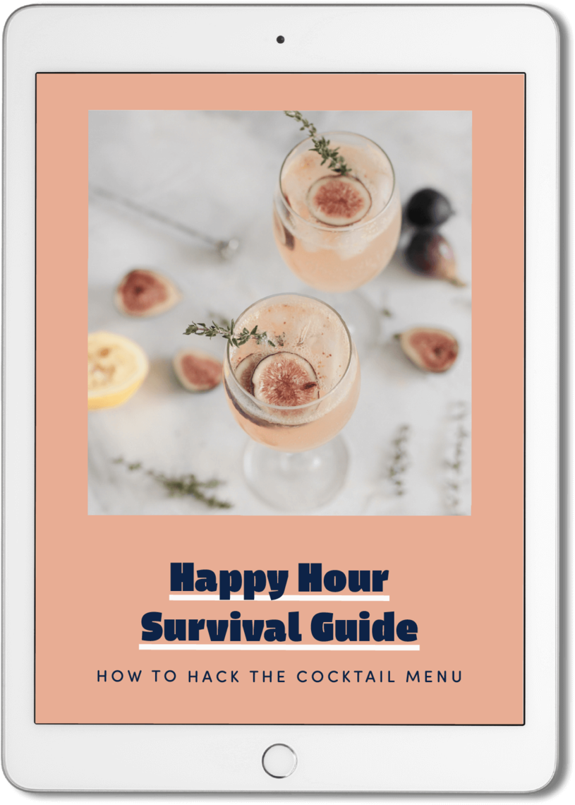 The Happy Hour Survival Guide Peach - Aesthetically Pleasing Drinks, HD Png Download PNG image with a transparent background, free high-resolution download
