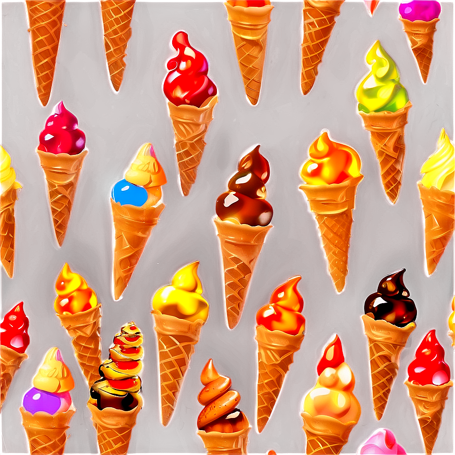 Happy Ice Cream Cone Png Mnx