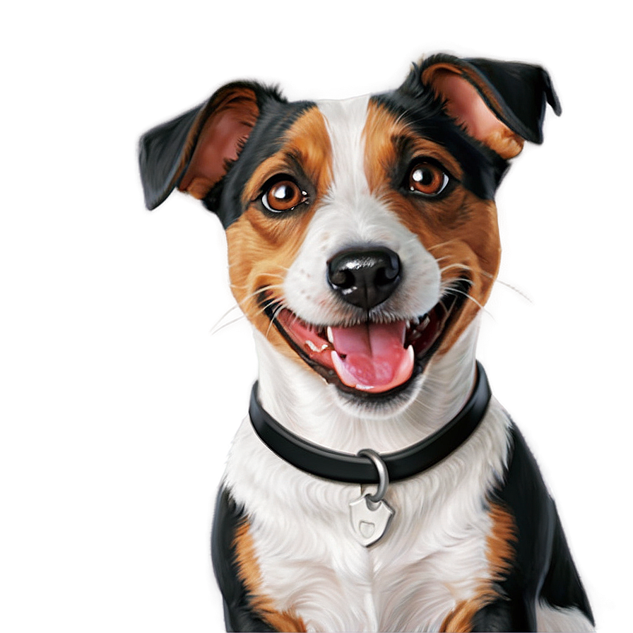 Happy Jack Russell Dog Png Rei52