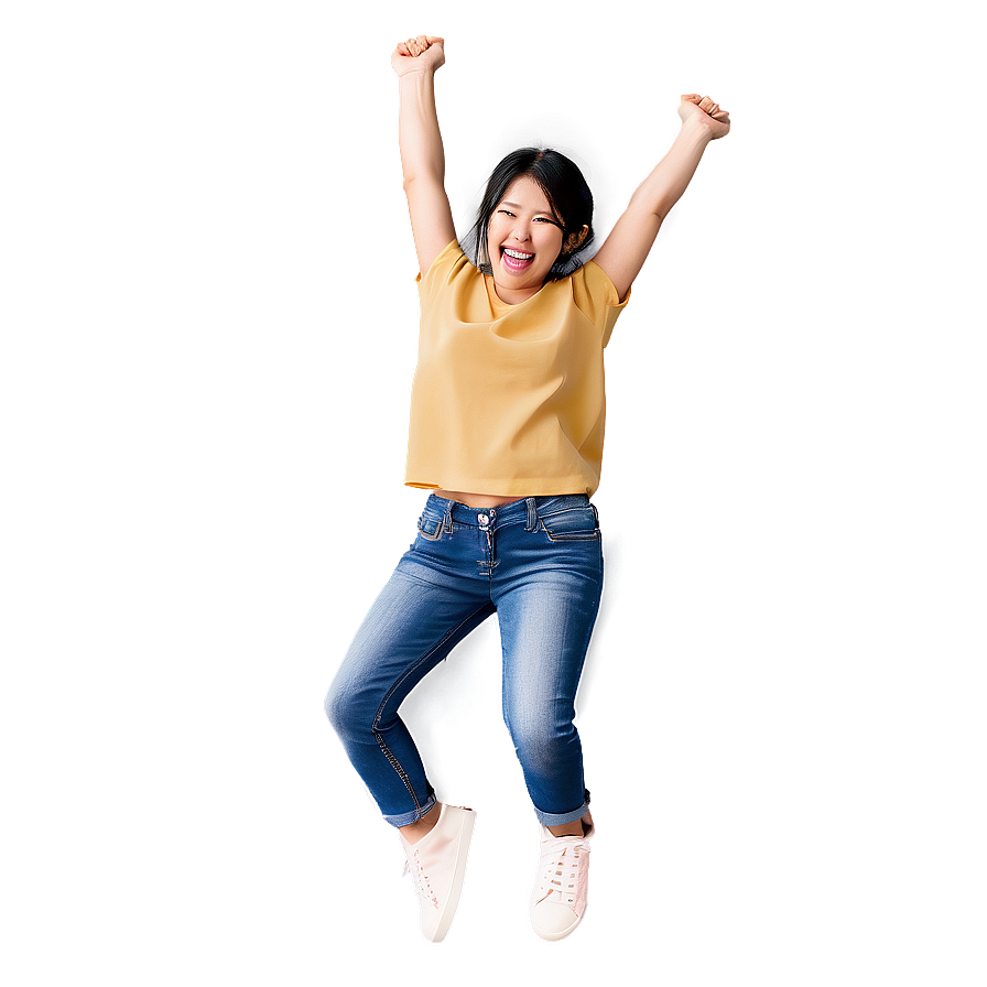 Happy Jump Emoji PNG ubj50 PNG with transparent background